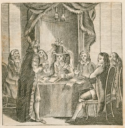 König Jakob II. erhält Nachricht von der geplanten Invasion durch Wilhelm von Oranien von English School