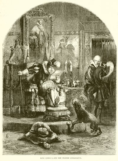 König James I. und der spanische Botschafter von English School