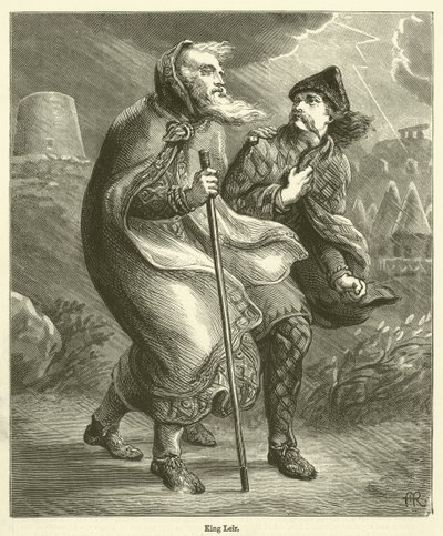 König Leir (Gravur) von English School