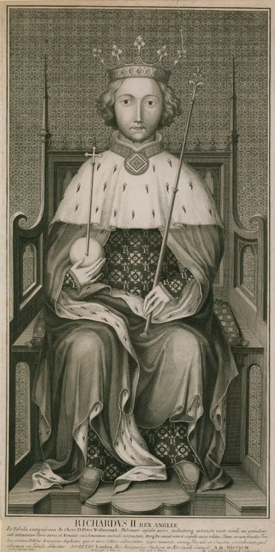 König Richard II., Westminster Abbey, London von English School