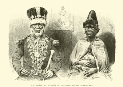 König William oder Roi Denis von Gabun und seine Hauptfrau von English School