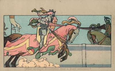 Ritter zu Pferd von English School