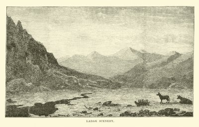 Ladakh-Landschaft von English School