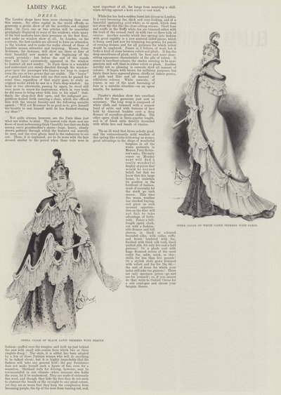Damen-Seite, Kleid von English School
