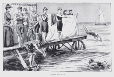 Damen beim Baden von English School
