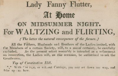 Lady Fanny Flutter von English School