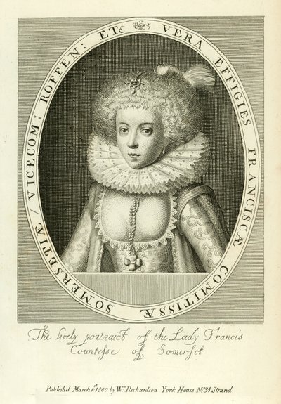 Lady Francis, Gräfin von Somerset von English School