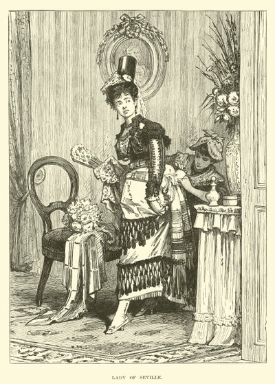 Dame aus Sevilla von English School