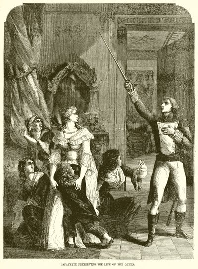 Lafayette rettet das Leben der Königin von English School
