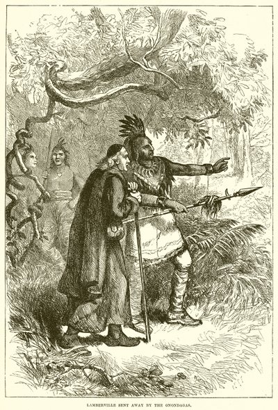 Lamberville von den Onondagas weggeschickt von English School