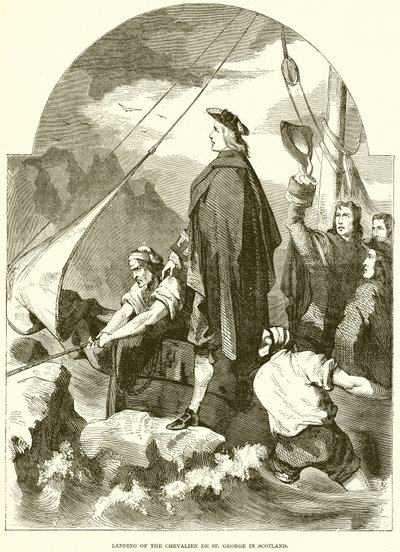 Landung des Chevalier de St. George in Schottland von English School