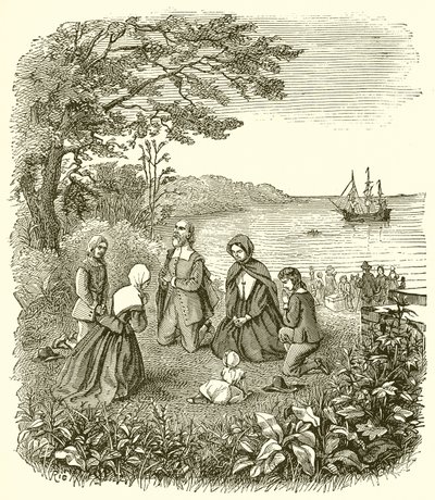 Landung der Pilgerväter von English School
