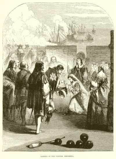 Landung der Prinzessin Henrietta von English School