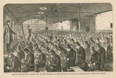 Großer Eichenraum im Middlesex House of Correction von English School