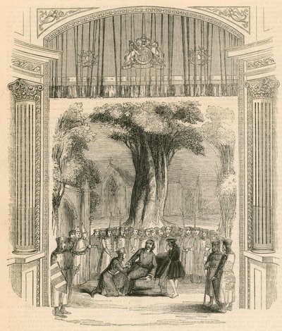 Letzte Szene im Stück König Johann, Drury Lane Theatre, London von English School