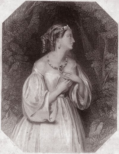 Lavinia, Tochter von Titus, Verlobte von Bassianus (Titus Andronicus oder La Tres Lamentable Roman Tragedie von Titus Andronicus) in - „Shakespeare