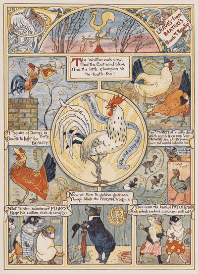 Blätter aus Beatrices Buch der Schönheiten I von English School