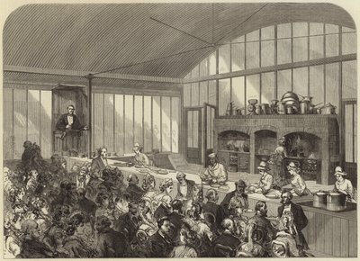 Vortrag über Kochkunst auf der Internationalen Ausstellung von English School