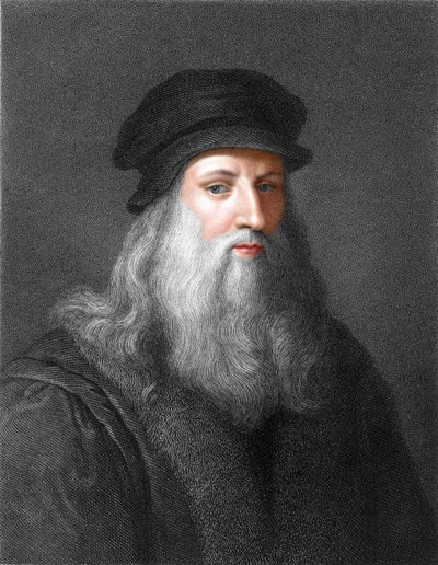 Leonardo da Vinci von English School