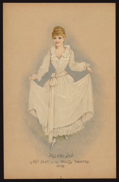 Letty Lind, englische Schauspielerin und Sängerin von English School