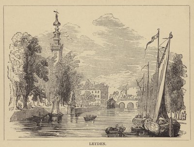 Leiden (Gravur) von English School