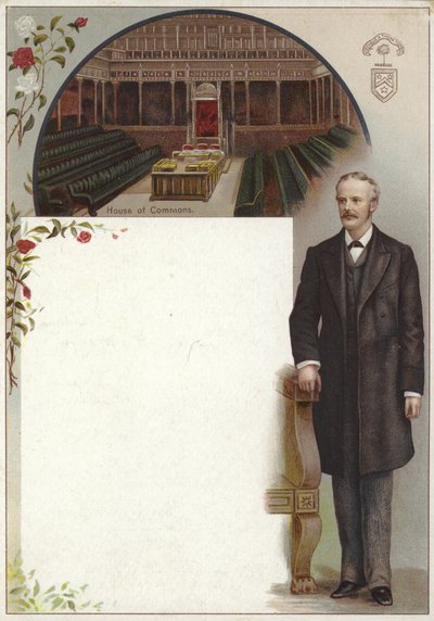 Liebig-Karte mit Arthur Balfour von English School