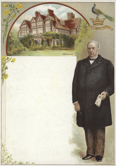 Liebig-Karte mit Sir William Harcourt von English School