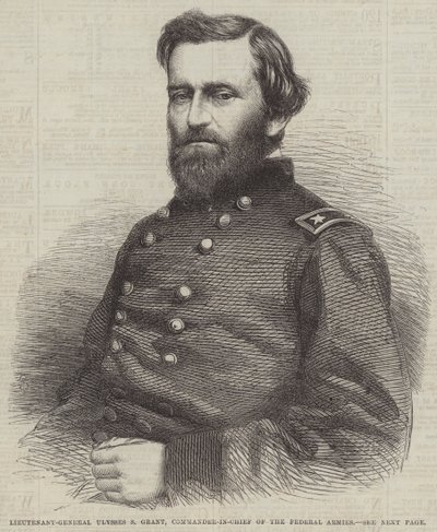 Generalleutnant Ulysses S. Grant, Oberbefehlshaber der Bundesarmeen von English School