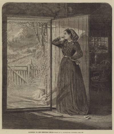 Den Weihnachtsglocken lauschen (Stich) von English School