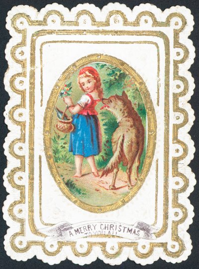 Rotkäppchen, Weihnachtskarte von English School