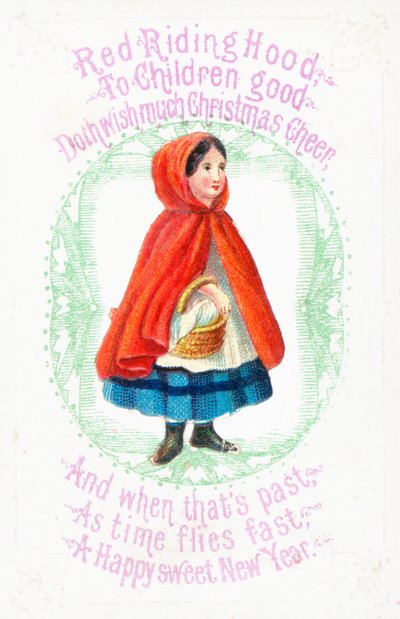 Rotkäppchen, Weihnachtskarte von English School