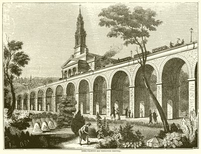 London und Greenwich Eisenbahn von English School