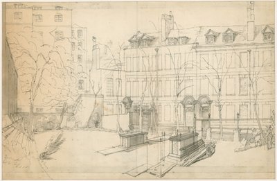 Londoner Kirchhof von English School