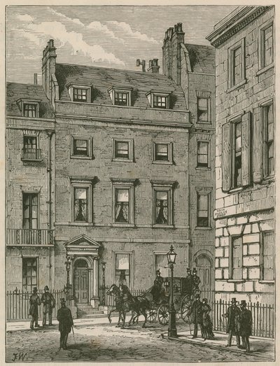 Lord Beaconsfields Haus, 19 Curzon Street, Mayfair von English School