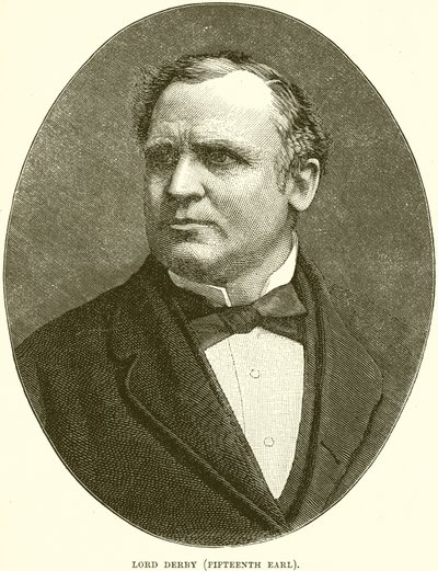 Lord Derby (fünfzehnter Earl) von English School