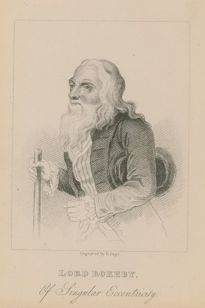 Lord Rokeby von singularer Exzentrizität von English School