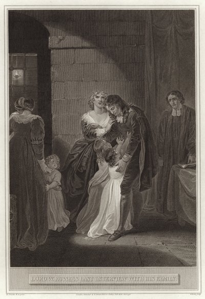 Letztes Interview von Lord William Russell mit seiner Familie von English School