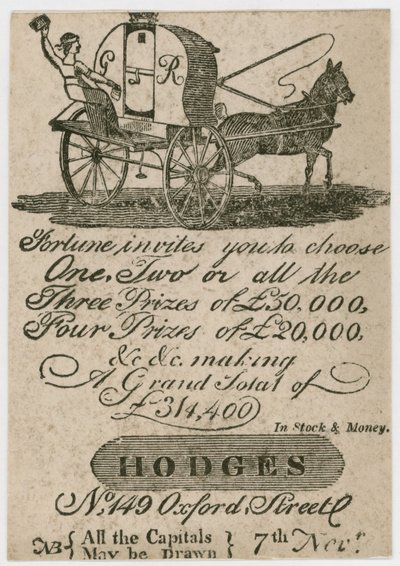 Lotterie-Werbung von English School