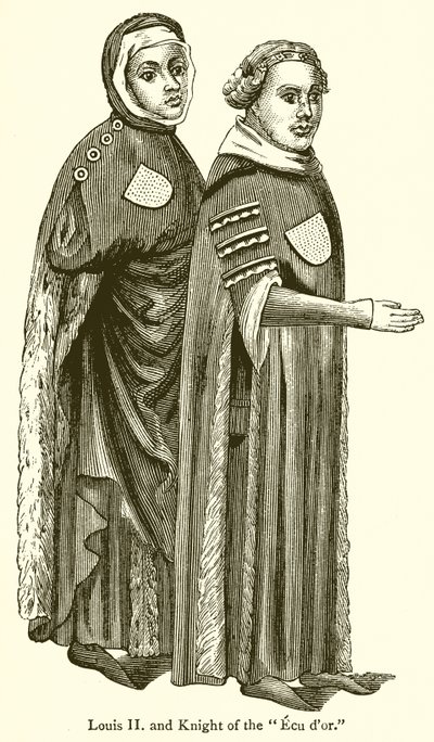 Louis II und Ritter des Ecu d