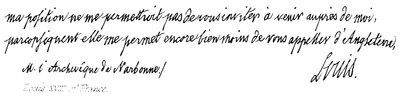 Ludwig XVIII. von Frankreich von English School