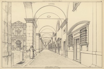 Untere Loggia, Loreto, Italien von English School