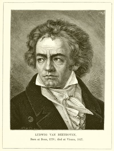 Ludwig van Beethoven von English School