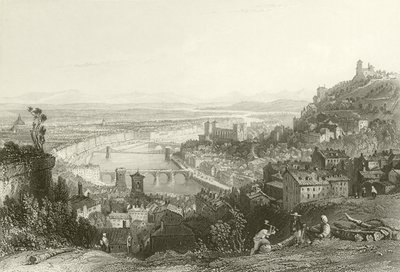 Lyon, von La Croix-Rousse von English School