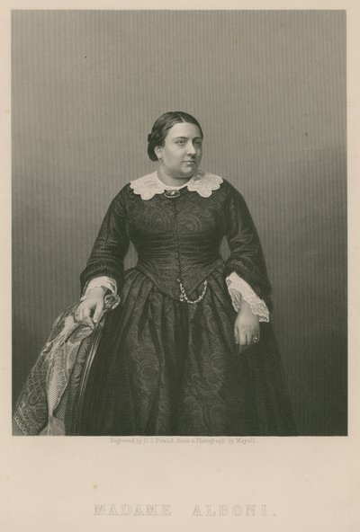 Madame Albani, Sopran; Fotografie von English School