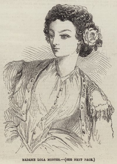 Madame Lola Montes (Stich) von English School