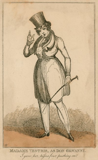 Madame Vestris als Don Giovanni von English School