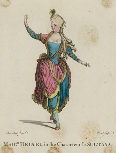 Madle Heinel in der Rolle einer Sultana von English School
