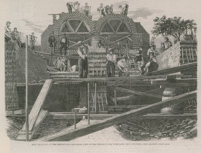 Hauptentwässerung der Metropole von English School