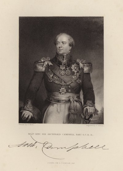 Generalmajor Sir Archibald Campbell von English School