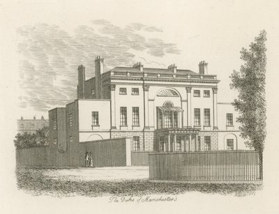 Manchester House in Manchester Square von English School